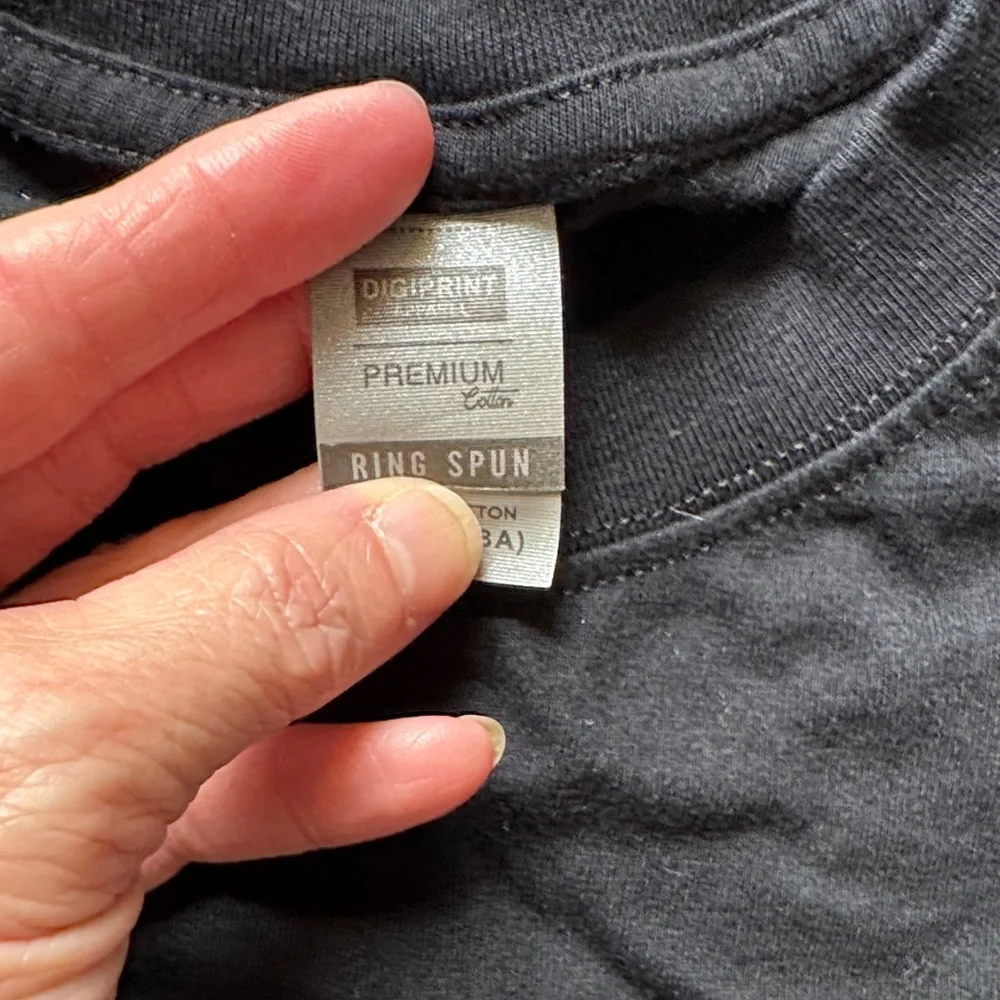 Black Short Sleeve Tee with Pink Bubblegum Medusa Graphic - Picture 2 of 7